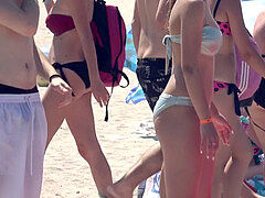 swimsuit hot donk Teens Voyeur Beach Compilation Beach Part 1
