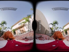 VR Conk Sexy redhead Chloe Surreal gets fucked hard in one piece Nami VR porn