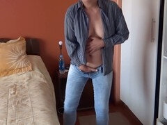 Grosser arsch, Gehörnter ehemann, Selbstgemacht, Masturbation, Reif, Höschen, Zierlich, Stiefmutter