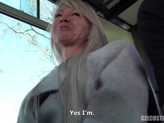 Public Reality POV Lucie - Luxurious MILF Fucked In A Public Bus (aka. Letty) - Big tits