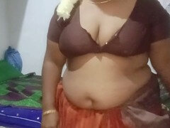 아줌마, 큰 엉덩이, 남자친구, 바람핀, 집에서 만든, 인도인, 나이든, 보지