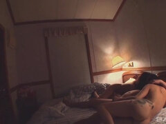 アジア人, フェラチオ, 茶髪の, イく瞬間, 顔射, 三人