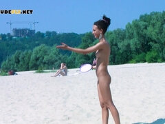 18 jaar, Schattig, Enthousiasteling, Strand, Nudist, Openbaar