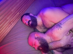 Bears in Purple Bareback Threesome