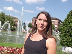 Arsch, Grosser arsch, Spermaladung, Deutsch, Orgasmus, Im freien, Zierlich, Realität