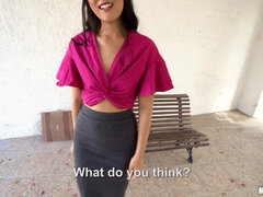 素人, アジア人, 美女, ハメ撮り, 公共, スペイン人, ティーン, オッパイの