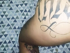 My Neighbor Eating My Ass and Cumming in the Pregnant Neighbor's Ass