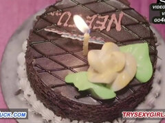 18, Store smukke kvinder, Universitet, Sædskud, Hjemmelavet, Indier, Lingerie, Kone