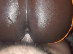Africain, Gros cul, Grosse bite, Noire, Couple, Pov