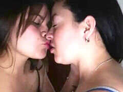 Wild lesbians from Mexico enjoying a rimjob on webcam