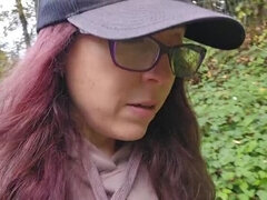 Nerdy Faery Desperate Pee Walk With Hairy Pussy Wet Panties Outdoor