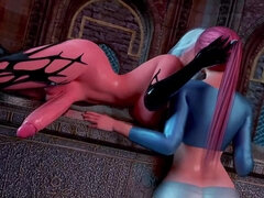 In A Mysterious Place, The Girl Met A Mysterious Statue Of A Girl With A Penis, Who Gained Life And Screwed A Slut - 3d Futanari Nsfw60fps - Big juggs