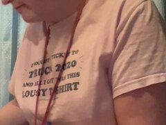 Amador amadora, Britânico, Peludoa, Feito em casa, Maduroa, Xoxota, Solo chão, Banheiro