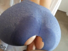 Amatör, Rumpa, Stor stjärt, Par, Sperma shot, Doggystyle, Pov, Fitta