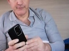 Leie, Grosser schwanz, Papi, Europäisch, Behaart, Selbstgemacht, Masturbation, Solo