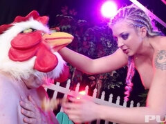 Anaal, Achter de coulissen, Grote mammen, Sperma, Man die toekijkt, Sperma shot, Hardcore, Ruw