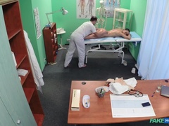 Fake Hospital (FakeHub): Nurse gets more then a massage from the doctor