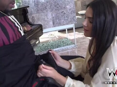 Hatalmas hátsó, Fekete, Szájba élvezés, Pénisz, Kutya póz, Fajok közötti, Természetes mellek, Lovaglás