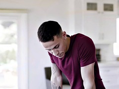 Analny, Lizanie dupy, Wytrysk, Gej, Dojrzałe, Chudy, Tatuaż