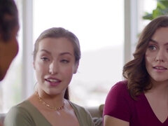 Iso perse, Blondi, Ruskeahiuksinen, Tumma, Sormetus, Karvainen, Suudella, Kolmen kimppa