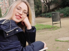 Blondie Nerd Loves Public Banging 1 - Public Pickups