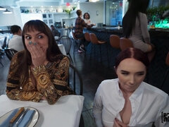 Mamada, Vestidas, Público, Pelirrojo, Uniforme