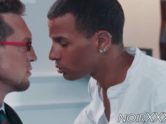 Anal, Svart, Avsugning, Snopp, Homosexuell, Glasögon, Muskel, Rimjobb