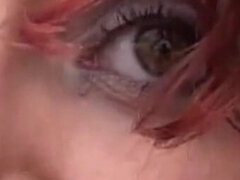 She masturbates in the car before getting fucked by a horny old man