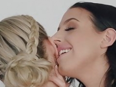 When Chicks Play - Angela White Anny Aurora - Kiss Me If You