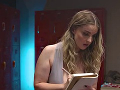 OOPSIE - Big Naturals Codi Vore Sucks Jade Venus Trans Cock Over the Milking Table with Casey Kay!