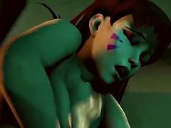 Huge dick man fucking policewomen