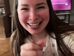 Amatör, Avsugning, Par, Söt, Smutsig, Hd, Hemmagjord, Orgasm