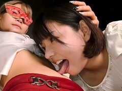 Aziatisch, Stel, Schattig, Dominante vrouw, Fetisj, Japaans, Lesbisch, Softcore pornografie