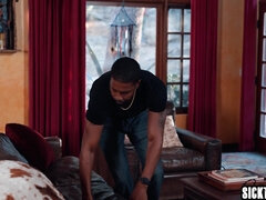 Grosse bite, Petit ami, En levrette, Embrassement, Léchez, Petite femme, Chatte, Plan cul à trois