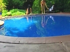 Brunett, Lesbisk, Massage, Onani, Utomhus, Tuttar, Leksaker, Vintage