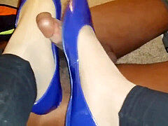 tights and Flats bbc Footjob Shoejob lengthy Version