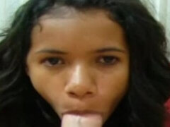 18, Asiat, Pik sutte, Creme tærte, Komme på ansigtet, Sluge, Teenager, Thai