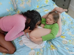 18, 엉덩이, 다른 인종간의, 레즈비언, 대단히, 밀프, 보지, 청소년