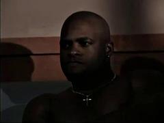 アナル, 美女, デカチン, ブロンド, フェラチオ, イく瞬間, 黒人, 三人