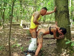 Kuřba, Brunetka, Striekanie semena, Péro, Vonku, Natvrdo, Študent, Švédska rojka