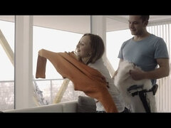 ビキニ, フェラチオ, カップル, 指いじり, パンティ, オマンコ, 剃毛, 靴下