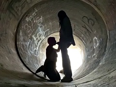 素人, ぽっちゃり, デカチン, 黒人, フェラチオ, 異人種間, 公共, のぞき