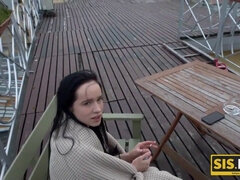 Young guy gets a chance to try sweet pussy of his stepsister