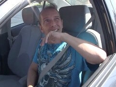 フェラチオ, 茶髪の, 口内発射, デカチンの, 怪物, オマンコ, ストッキング, フェラする