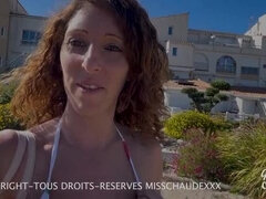 Morena, Garganta funda, Pau, Europeu, Grupo, Lingerie, Ao ar livre cartaz de rua outdoor, Tetas