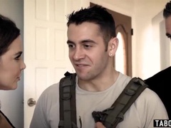 Velike joške, Fafanje, Busty, Hardcore, Velika, Milf, Trojček, Žena