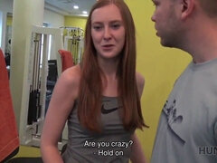 Young girlfriend gets pounded hard while her cuckold boyfriend watches in POV