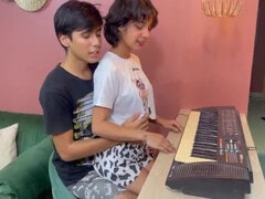 I Assist My Young Stepsister with Music Lessons, Leading to Intense Anal Sex