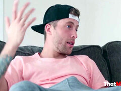 Brunette buxom mother grabs On  Son's Dick- Kagney Linn Karter