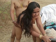 Tante, Strand, Kukk suging, Par, Inder, Kyssing, Slikking, Naken